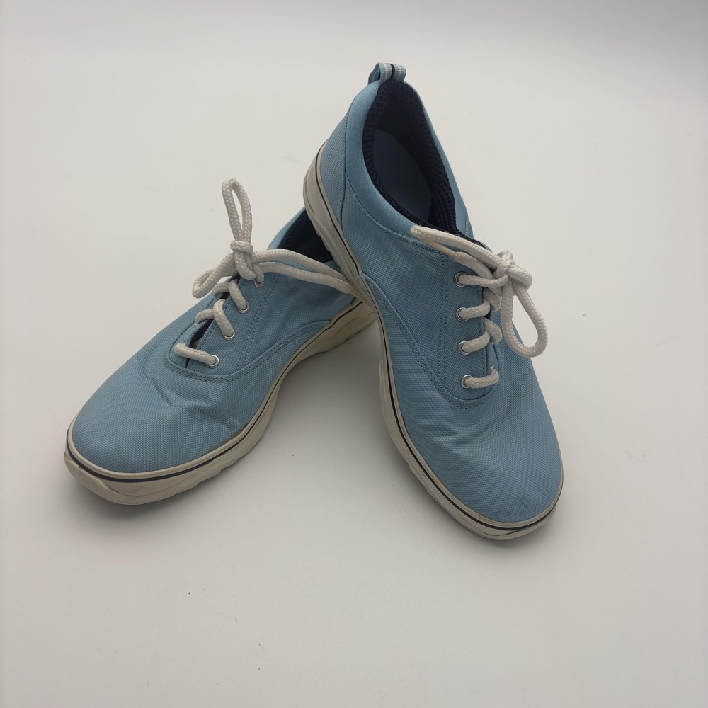 Keds Shoes Womens Size 7.5 Blue Sport Canvas Comfort Walking Sneakers WF23370M